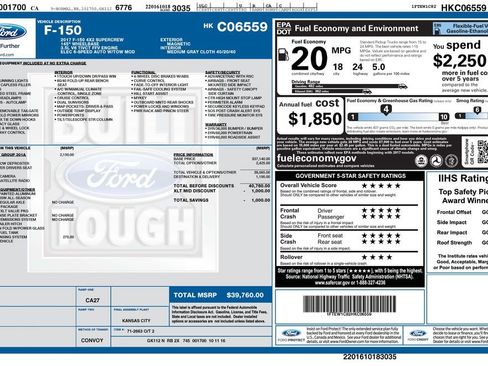 Used 2017 Ford F150 XLT w/ Equipment Group 301A Mid image 9