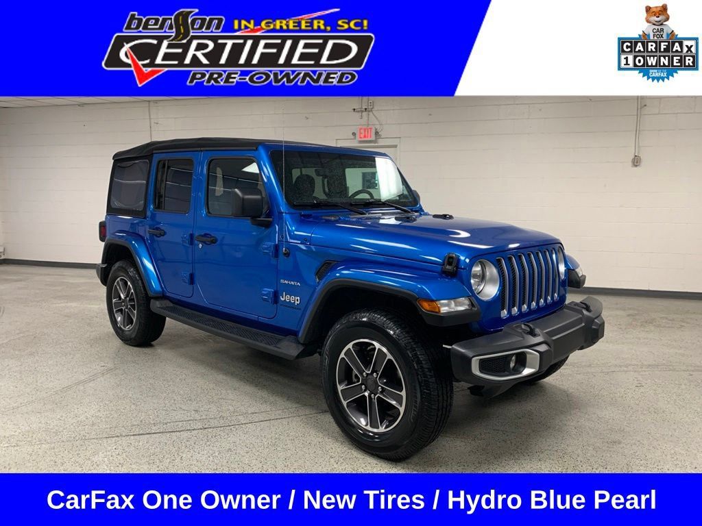 Certified 2023 Jeep Wrangler Unlimited Sahara AWD/4WD image 1