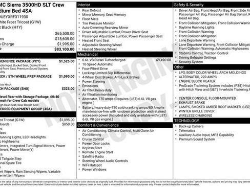 Used 2024 GMC Sierra 3500 SLT w/ SLT Convenience Package AWD/4WD image 4