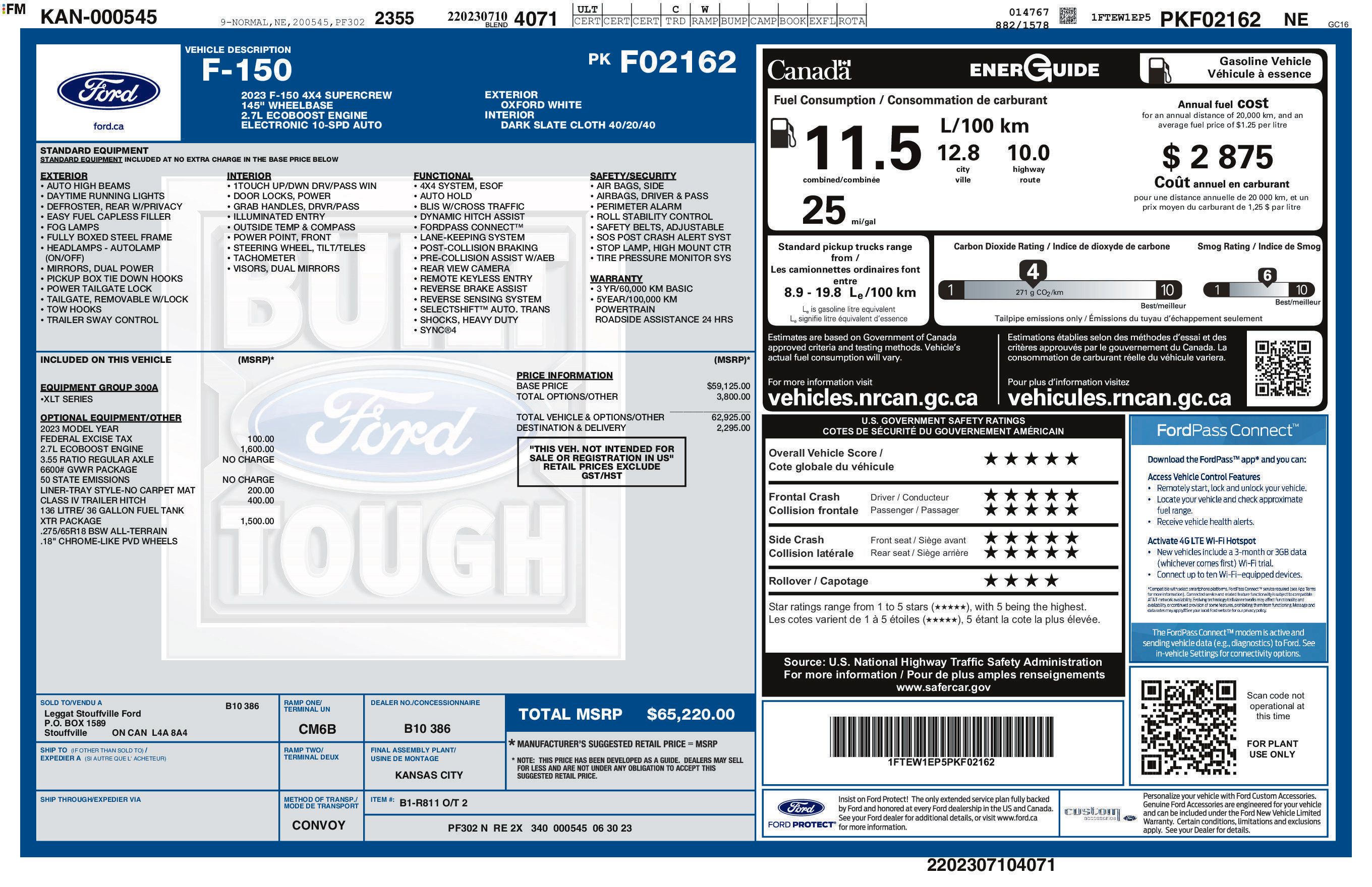 Used 2023 Ford F150 XLT w/ XTR Package AWD/4WD image 2