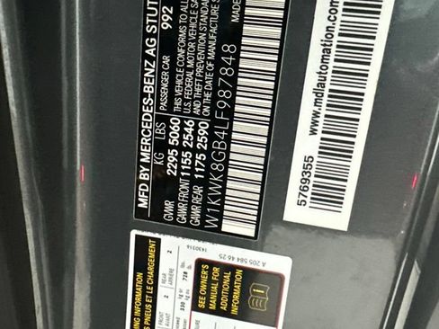 Certified 2020 Mercedes-Benz C 63 AMG Cabriolet image 30