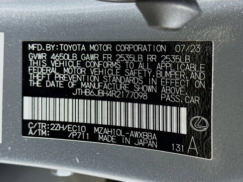 Certified 2024 Lexus UX 250h F Sport image 33