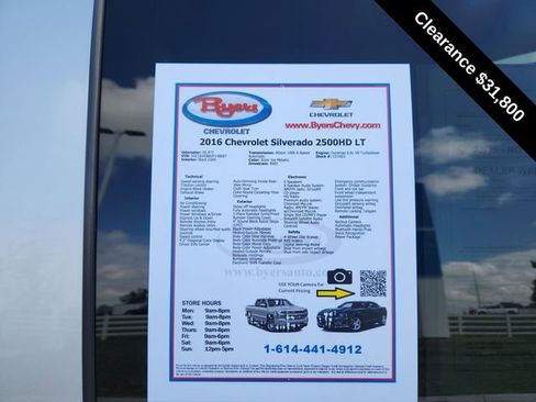 Used 2016 Chevrolet Silverado 2500 LT image 11