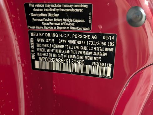 Used 2015 Porsche Boxster GTS image 43