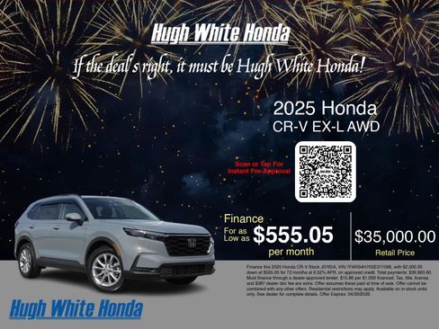 Used 2025 Honda CR-V EX-L image 3