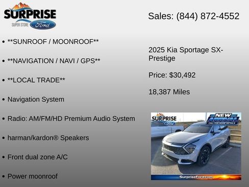 Used 2025 Kia Sportage SX FWD image 6