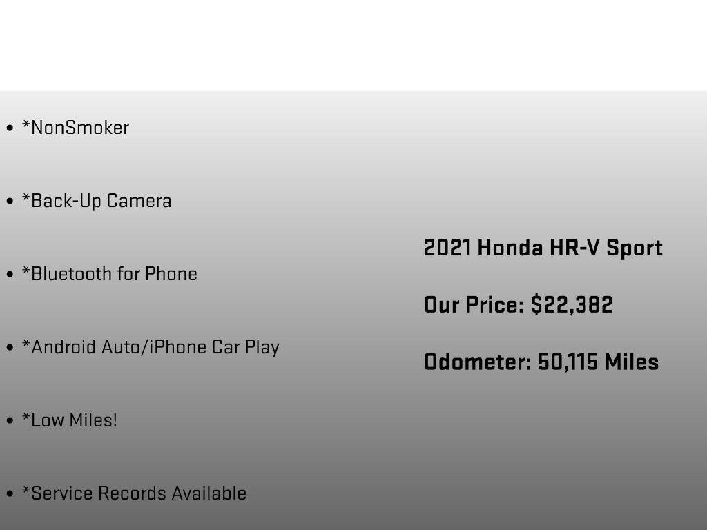 Used 2021 Honda HR-V Sport image 6