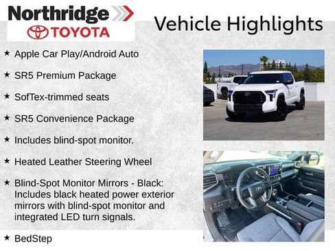 Used 2024 Toyota Tundra SR5 w/ SR5 Premium Package AWD/4WD image 2