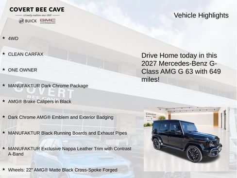 Used 2027 Mercedes-Benz G 63 AMG 4MATIC image 6