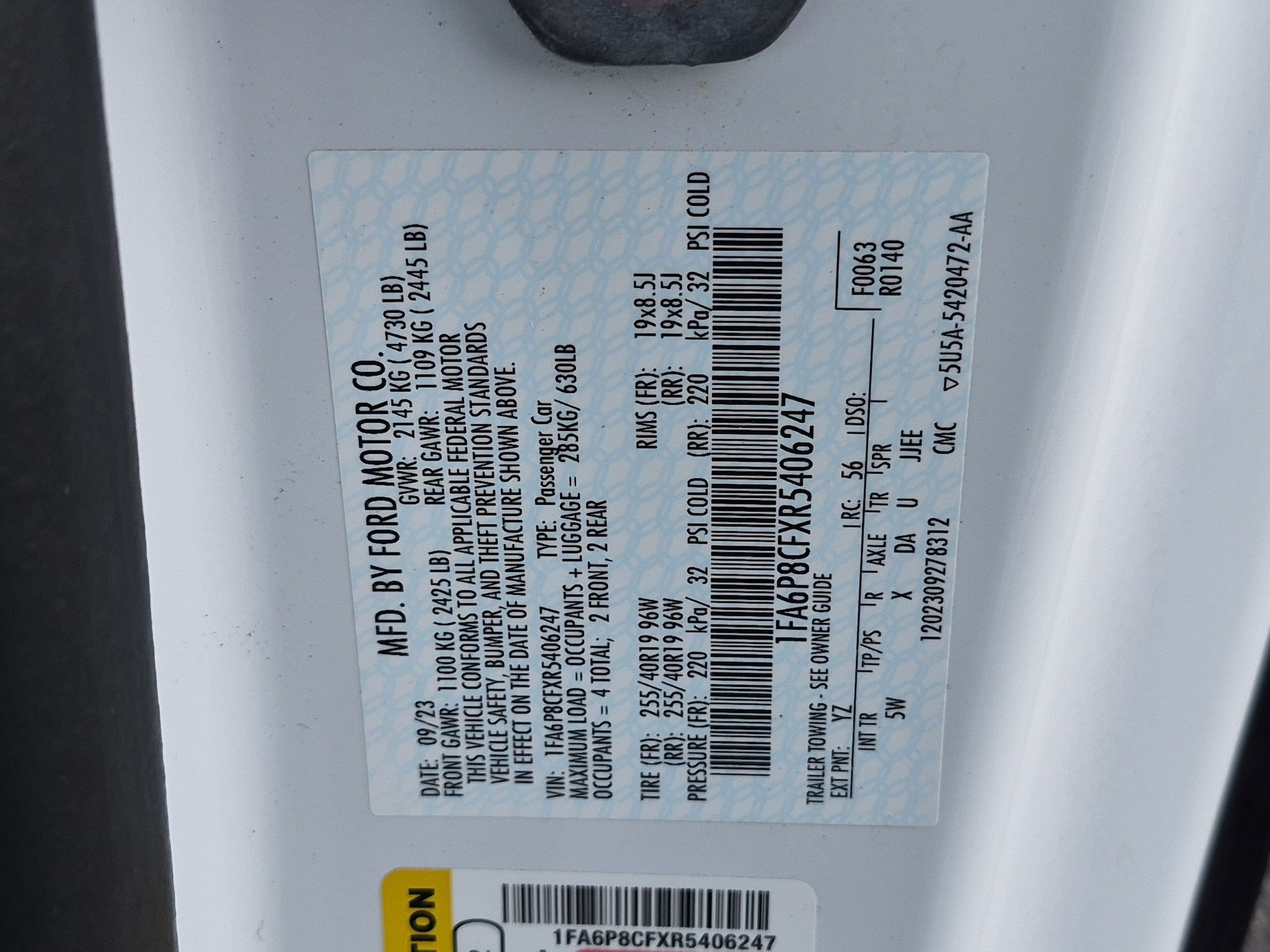 Used 2024 Ford Mustang GT Premium RWD image 36