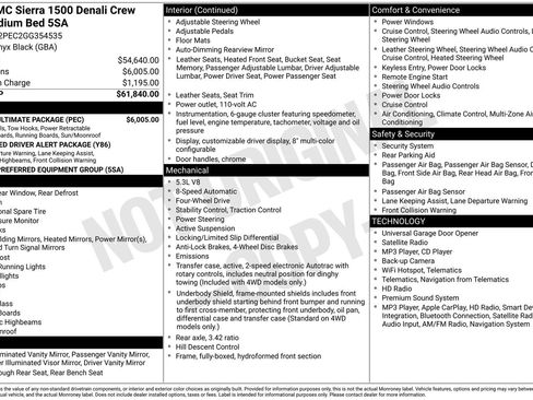 Used 2016 GMC Sierra 1500 Denali w/ Denali Ultimate Package AWD/4WD image 28