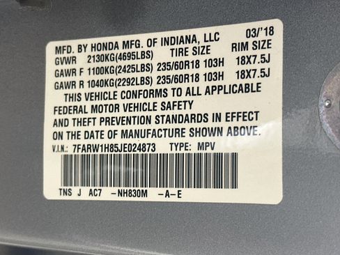 Used 2018 Honda CR-V EX-L image 12