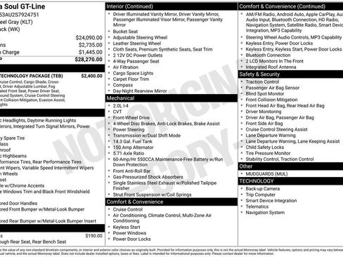 Used 2025 Kia Soul GT-Line w/ GT-Line Technology Package FWD image 33