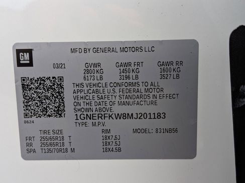 Used 2021 Chevrolet Traverse LS FWD image 25