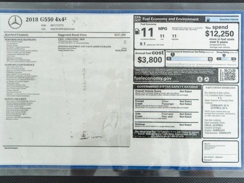 Used 2018 Mercedes-Benz G 550 Squared image 22