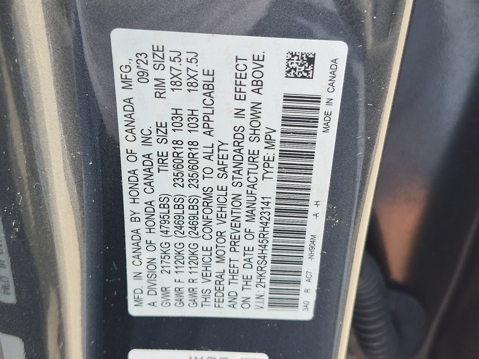 Certified 2024 Honda CR-V EX image 21