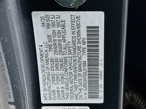 Used 2025 Honda CR-V EX-L image 12