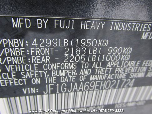 Used 2014 Subaru Impreza 2.0i AWD/4WD image 21