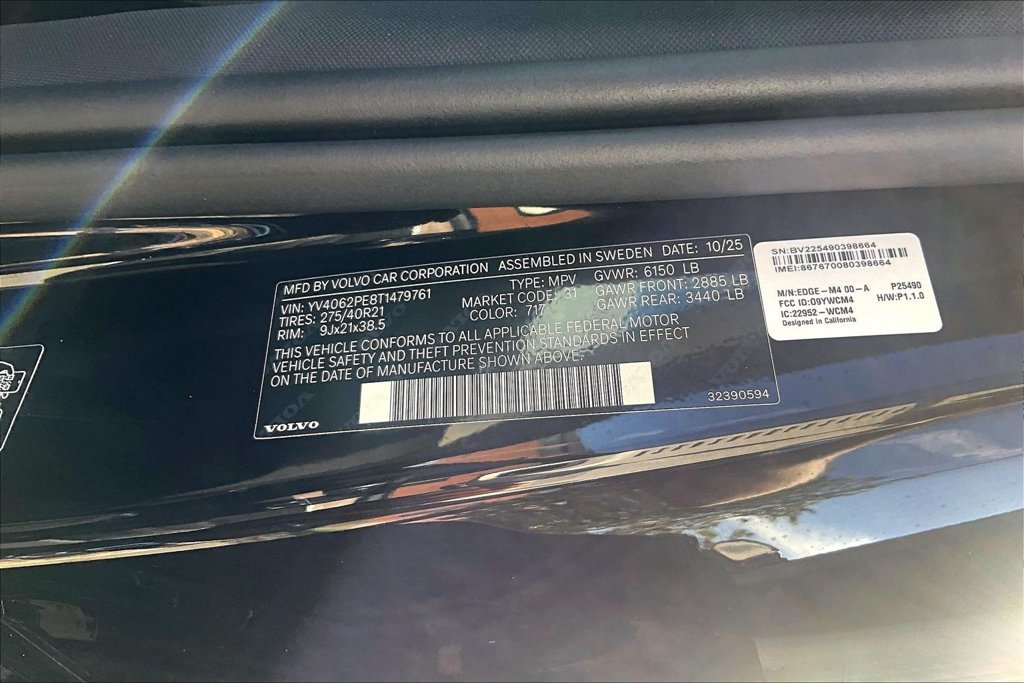 Certified 2026 Volvo XC90 B6 Plus AWD/4WD image 47