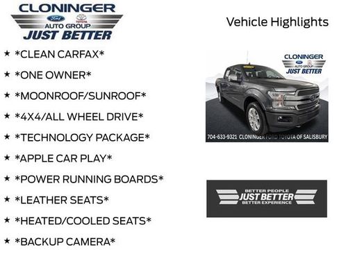 Used 2020 Ford F150 Platinum w/ Equipment Group 701A Luxury AWD/4WD image 3