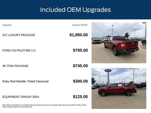 Used 2025 Ford Maverick XLT w/ XLT Luxury Package AWD/4WD image 11