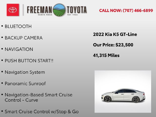 Used 2022 Kia K5 GT-Line w/ GT-Line FWD Premium Package image 10