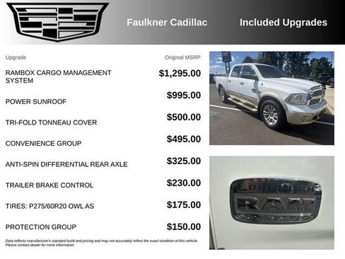 Used 2015 RAM 1500 Laramie Longhorn w/ Convenience Group AWD/4WD image 9