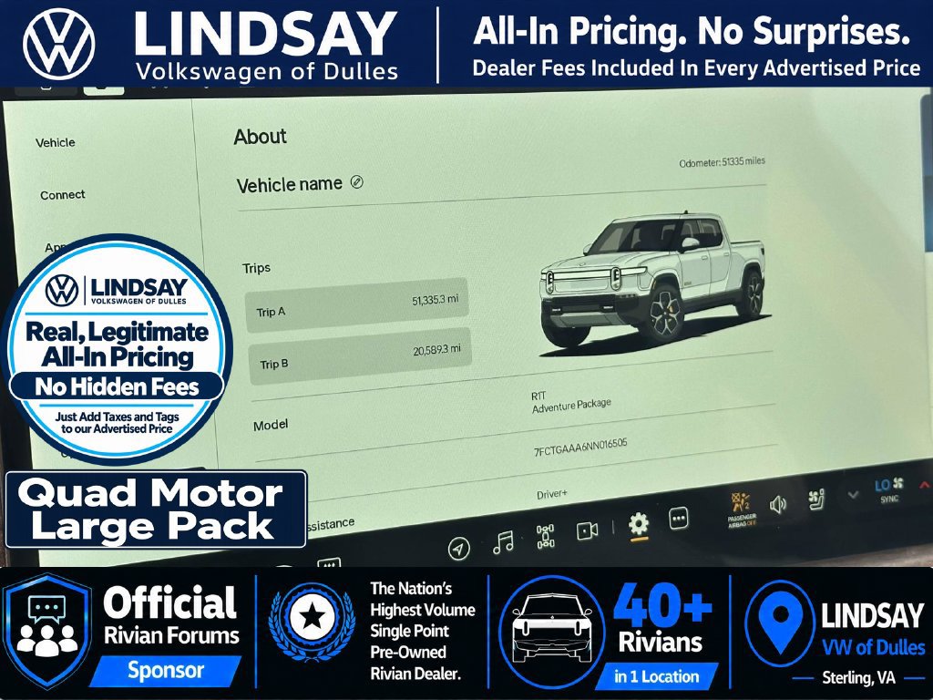 Used 2022 Rivian R1T Adventure AWD/4WD image 25