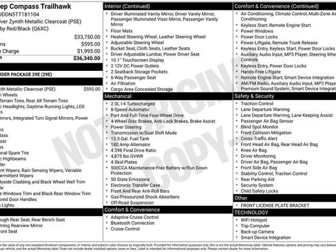 New 2026 Jeep Compass Trailhawk AWD/4WD image 4