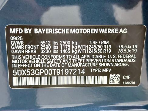 Used 2026 BMW X3 xDrive30i w/ Convenience Package AWD/4WD image 26