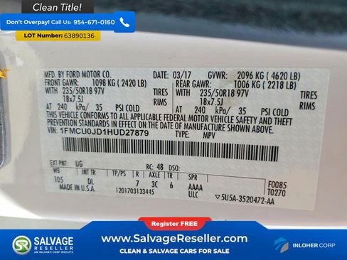 Used 2017 Ford Escape Titanium FWD image 17