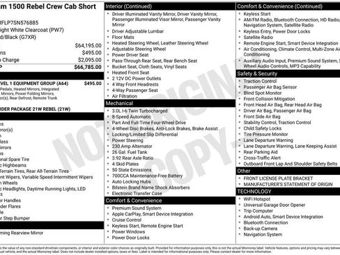 Certified 2025 RAM 1500 Rebel w/ Rebel Level 1 Equipment Group image 36