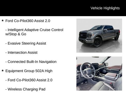 Used 2023 Ford F150 Lariat w/ Equipment Group 502A High image 6