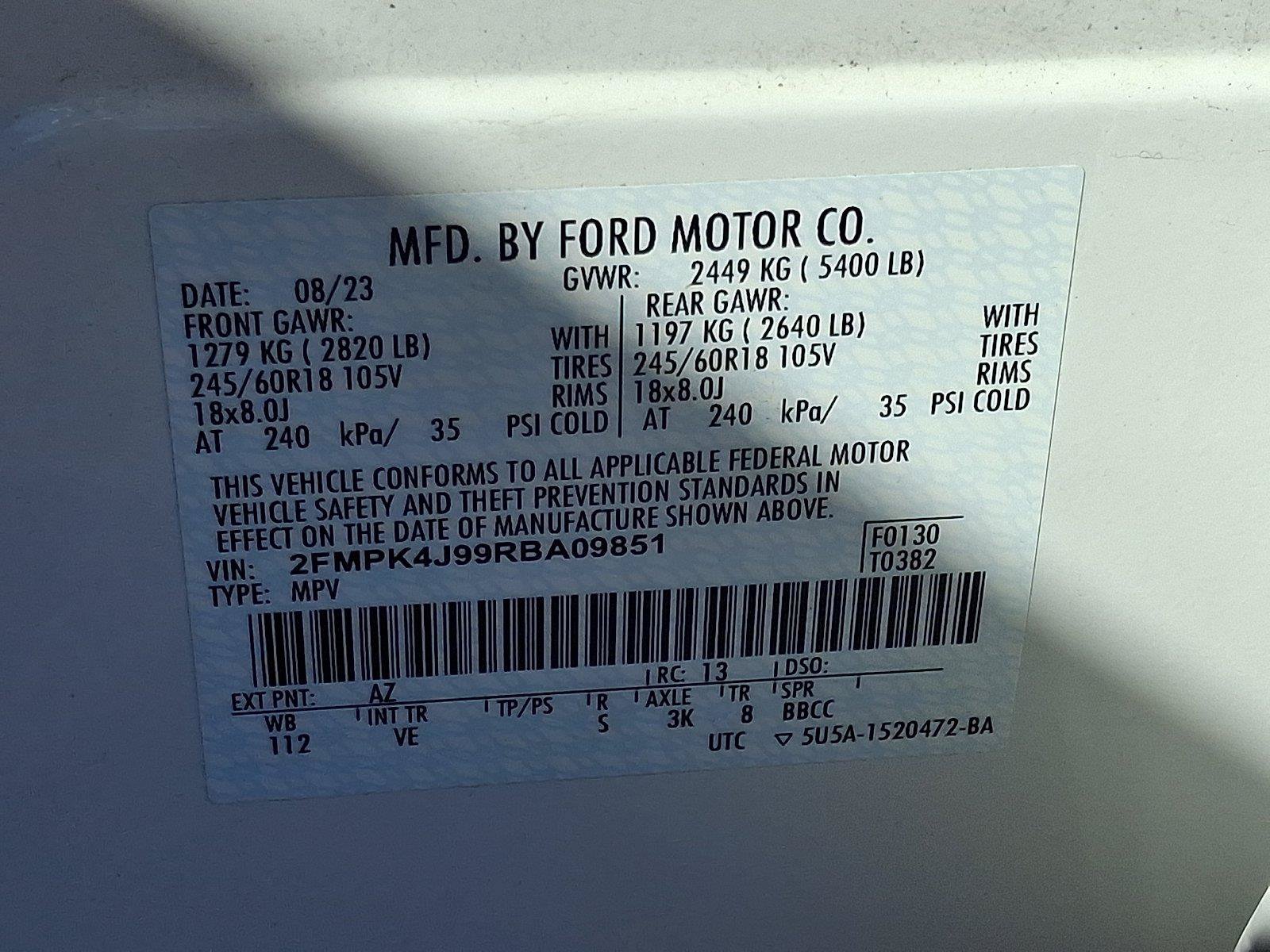 Used 2024 Ford Edge SEL w/ Convenience Package AWD/4WD image 23