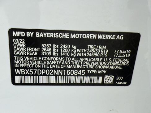Used 2022 BMW X3 xDrive30i w/ Convenience Package w/ZPA AWD/4WD image 18