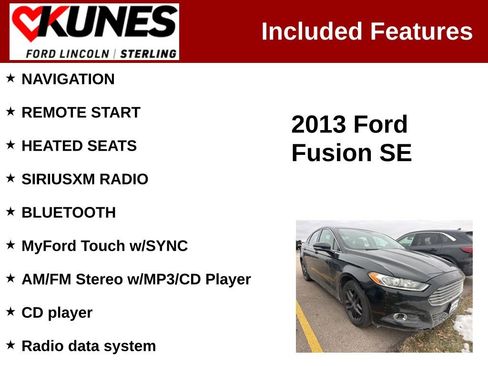 Used 2013 Ford Fusion SE image 2