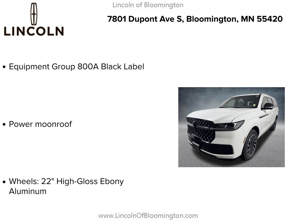 New 2025 Lincoln Navigator L Black Label AWD/4WD image 5