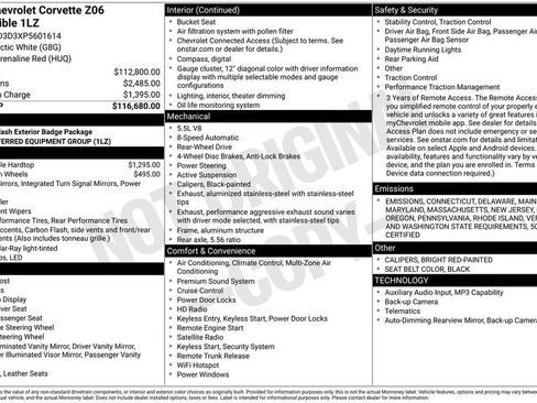 Certified 2023 Chevrolet Corvette Z06 image 39