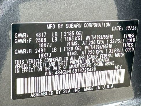 New 2026 Subaru Crosstrek 2.5i Limited w/ Crosstrek Mirror Package image 39