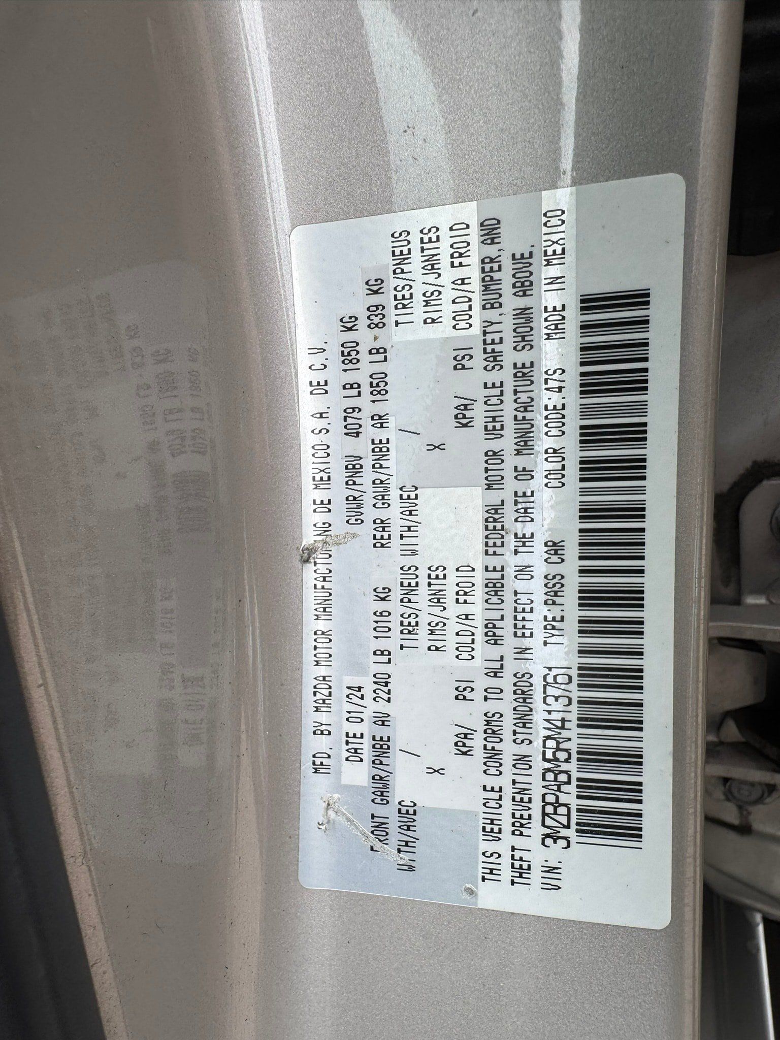 Used 2024 MAZDA MAZDA3 s FWD image 23