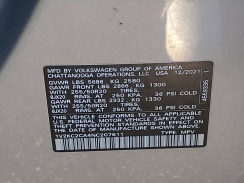 Used 2022 Volkswagen Atlas Cross Sport SE w/ Panoramic Sunroof Package image 26