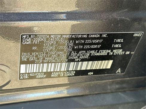 Certified 2022 Toyota RAV4 LE w/ Carpet Mat Package (TMS) image 28