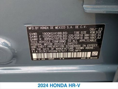 Certified 2024 Honda HR-V Sport image 26
