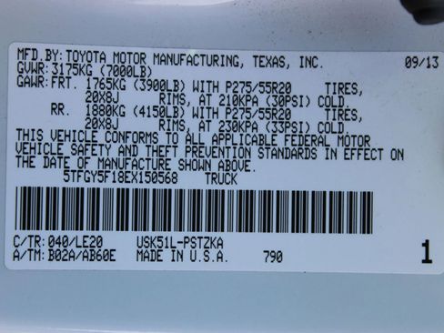 Used 2014 Toyota Tundra Platinum image 18