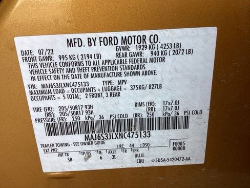 Used 2022 Ford EcoSport SES w/ Interior Protection Package AWD/4WD image 34