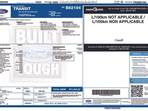 Certified 2023 Ford Transit 350 148 High Roof Extended DRW RWD image 4