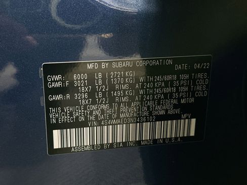 Used 2022 Subaru Ascent Premium w/ Convenience Package image 44