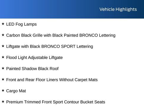 New 2026 Ford Bronco Sport Big Bend w/ Convenience Package AWD/4WD image 8