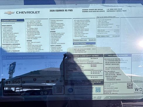 New 2026 Chevrolet Equinox RS w/ Safety and Technology Package image 21