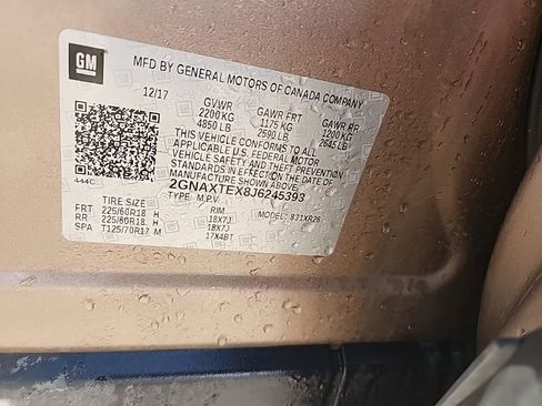 Certified 2018 Chevrolet Equinox LT AWD/4WD image 38